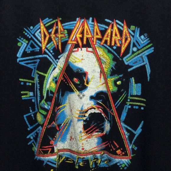 Def Leppard Other - Def Leppard Band T Shirt XX Large Black Hysteria